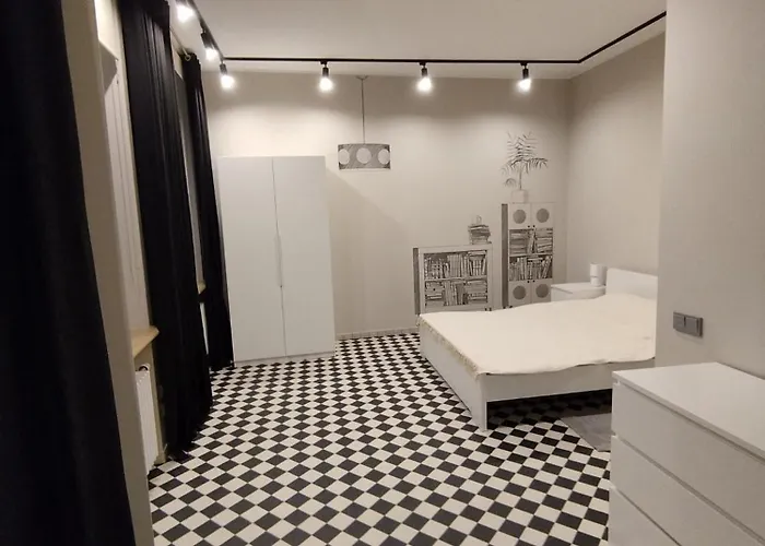 Chessboard In Old Town Riga, Coffee Included