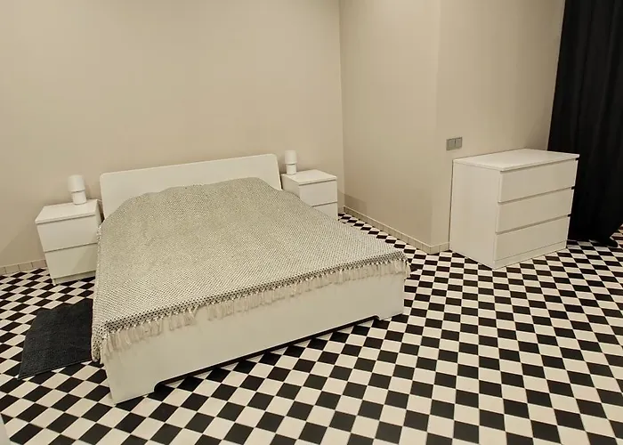 Chessboard In Old Town Riga, Coffee Included